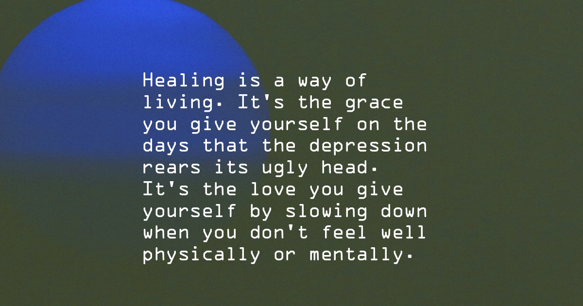 If You Want to Find Healing, Sometimes You Have to Stop Looking For It –  TWLOHA