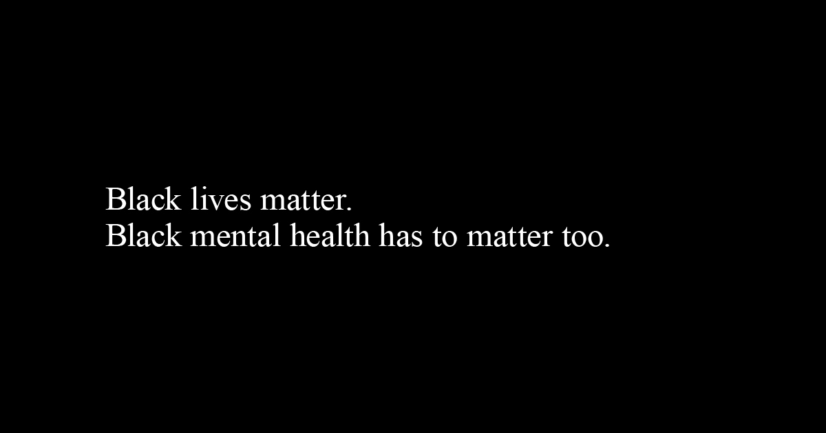 Black Mental Health Resources Twloha