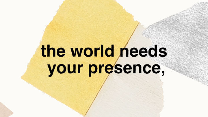 The World Needs Your Presence Not Your Perfection